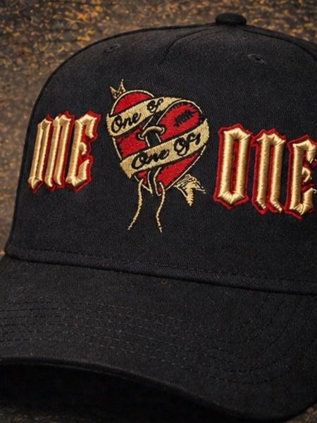 ONE OF 1 EMBROIDERED SNAPBACK new release
