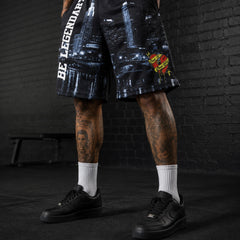 BE LEGENDARY MESH SHORTS