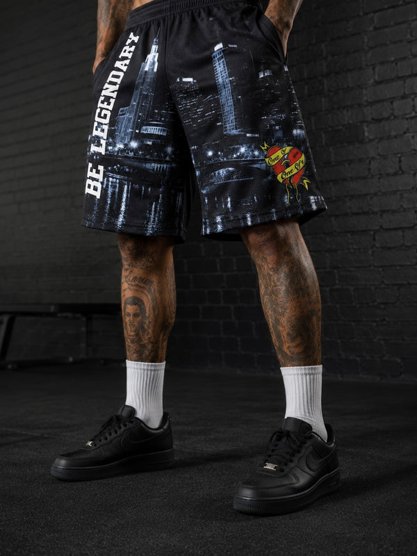 BE LEGENDARY MESH SHORTS