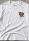 ONE OF 1 EMBROIDERED HEART TEE