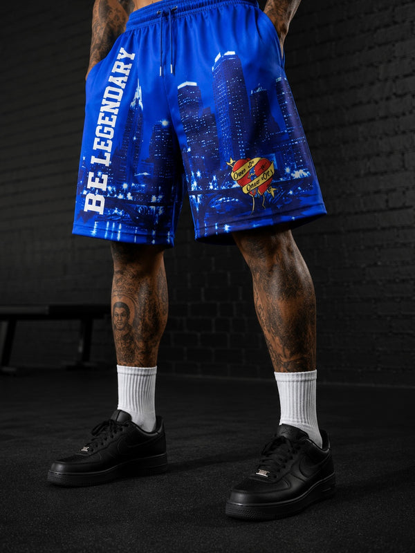 BE LEGENDARY MESH SHORTS