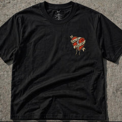 ONE OF 1 EMBROIDERED HEART TEE