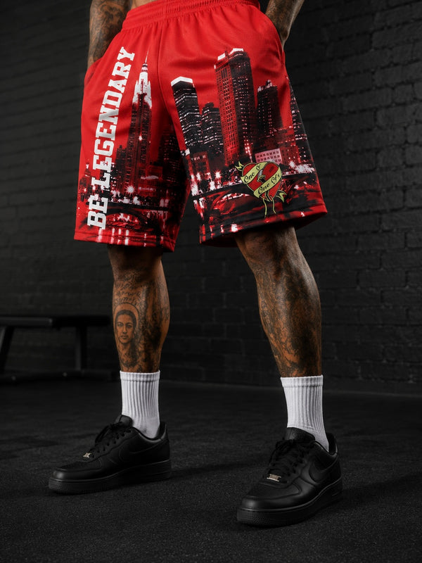 BE LEGENDARY MESH SHORTS