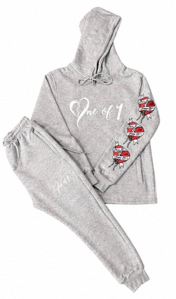 One of 1 hoodie set