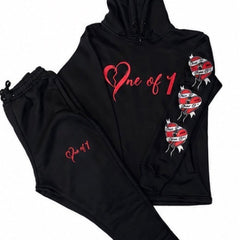 One of 1 hoodie set