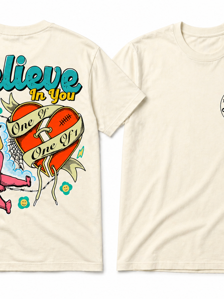 ONE OF ONE “Believe In You” Tee oversize fit
