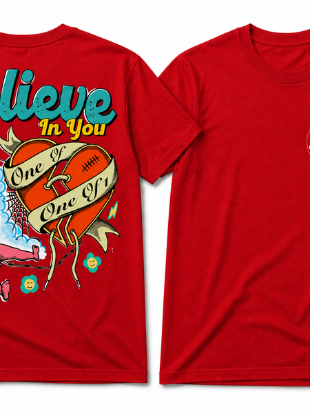 ONE OF ONE “Believe In You” Tee oversize fit
