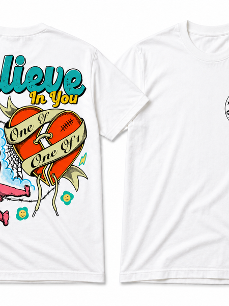 ONE OF ONE “Believe In You” Tee oversize fit