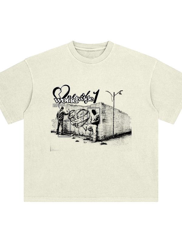 Enzyme Washed T-Shirt